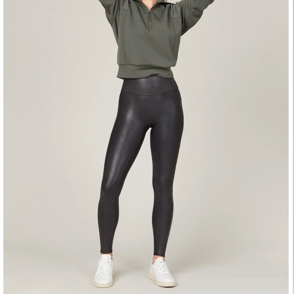 Spanx faux leather leggings
